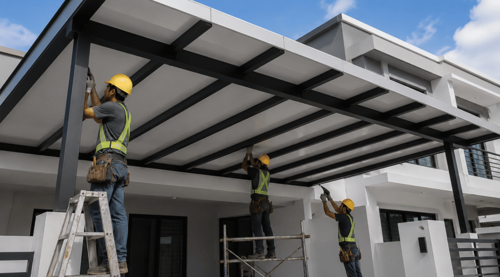 Budget Friendly and latest ACP Awning Price in Malaysia at Y&Y Steel Resources
